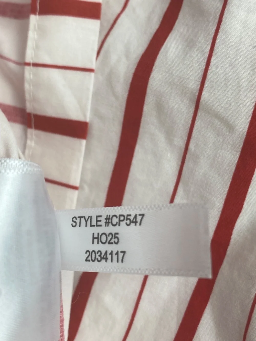 J.Crew Cotton Poplin Pajama Set Men’s XL Red White Stripe Unisex